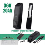 Hailong Electric Scooter Battery 36V 48V 15Ah-20Ah for 250W~1800W Motorcycle/bicycle Waterproof LithiumBattery + Charger
