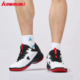 Kawasaki Brand New Badminton Shoes Mens Tennis Anti-twish Design Breathable Sport Shoes Male Sneakers A3307