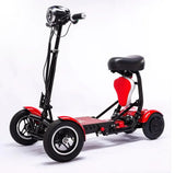 Foldable Four Wheel Electric Scooter for Old People Seniors Travel Folding Mobility Scooter 4 Wheels 250W Protable