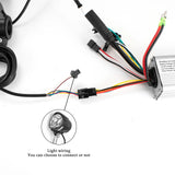500W Three Mode Brushless Controller 22A 36V/48V/52V/60V Sine Wave Controller with S966/S830 Display for E-bike Conversion Kit