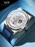 CARNIVAL Brand Mechanical Watch Luxury Sapphire Calendar MIYOTA Movement Automatic Wristwatches Waterproof for Men Reloj Hombre