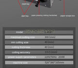 G400 Automatic Cutter Electric Trimmer Bidding Photo Book A4 Paper 40MM Thick Cutting Machine For Office Home