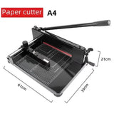 A3A4 Manual Paper Cutter Heavy Duty Guillotine Trimmer Sheets Die Cutters Use for Home Office Laboratory Commercial Paper Cutter