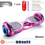 Self-Balancing Electric Hoverboard With LED Lights 6.5-Inch 36V 4400m 10-Inch Tires Lithium Battery For Kids Hover Board