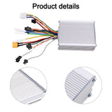 Electric scooter controller with display for 36V 48V 52V 60V brushless motor includes aluminum alloy housing with grooves design