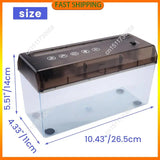 Buy Now USB Electric Dual Purpose Paper Shredder Desktop Mini Financial Bill A4 Paper Shredder Paper Cutter For Home Office