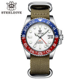 STEELDIVE SD1993 White Dial 60 Clicks Ceramic Bezel 41MM Case Sapphire Glass BGW9 Luminous 300M NH34 Mechanical Men Dive Watches