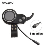 Electric scooter controller with display for 36V 48V 52V 60V brushless motor includes aluminum alloy housing with grooves design