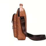 Vintage Office Messenger - Structured Unisex Briefcase (Crossbody/Shoulder Carry for Professionals)