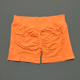 HISTELLO Impact Shorts 4.5" Women Yoga Shorts Seamless Low Waist Scrunch Bum Gym Leggings Workout Stretch Fitness Sports Shorts