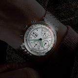 Montre d’affaires automatique pour hommes Mouvement mécanique Chronographe multifonction en acier inoxydable étanche Kevin Watch