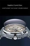 CARNIVAL Brand Mechanical Watch Luxury Sapphire Calendar MIYOTA Movement Automatic Wristwatches Waterproof for Men Reloj Hombre