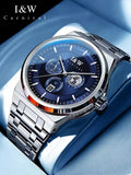 Montre Homme CARNIVAL Mechanical Business Watch for Men Brand Luxury Automatic Wrist Watch 50M Waterproof 2024 Man Reloj Hombre