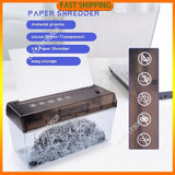 Buy Now USB Electric Dual Purpose Paper Shredder Desktop Mini Financial Bill A4 Paper Shredder Paper Cutter For Home Office