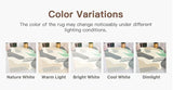 VIKAMA Simple Luxury Crystal Carpet Home Living Room Bedroom Sofa Coffee Table Rug and Home Anti-Slip Floor Mat Decoration