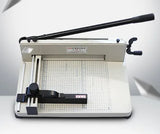 Heavy Duty A4 Size Manual Paper Cutter - Stack Guillotine with 40mm Thickness Cutting Capacity for Office & School Supplies
