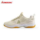 Kawasaki Brand New Badminton Shoes Mens Tennis Anti-twish Design Breathable Sport Shoes Male Sneakers A3307