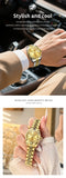 JSDUN Couple Watches Luxury Fashion Fine Steel Top Brand Original Automatic Mechanical Wristwatch Waterproof Man and Woman Watch