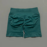 HISTELLO Impact Shorts 4.5" Women Yoga Shorts Seamless Low Waist Scrunch Bum Gym Leggings Workout Stretch Fitness Sports Shorts