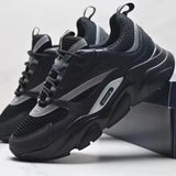 Trendy Sporty Casual Shoes B22 Retro Unisex Breathable Dad Sneakers Fashionable Mesh Upper Rubber Sole All-Season Footwear