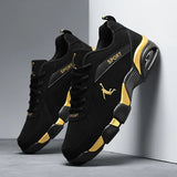 Men's Road Running Shoes, Lace-Up Closure, Suitable for All Seasons, Low-Top Trendy Versatile Hiking Shoes, Tennis Casual Walking Fitness Hiking Shoes - the Perfect Sports Shoe for Outdoor Adventures, Ideal for Sports Enthusi