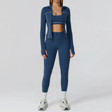 Yoga Set 2/3PCS Sports Outfits Women Clothes Fitness Tracksuit Gym Legging Workout Long Sleeved Female Bra Yoga Suit Sportswear