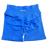 HISTELLO Impact Shorts Df Substitute High Waist Women Yoga Workout Short Seamless Leggings Stretch Fitness Running Gym Shorts