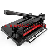 Heavy-Duty Manual A4 Guillotine Paper Cutter Machine 400-Sheet Cutting Capacity 858 Photo Graph Paper Trimmer