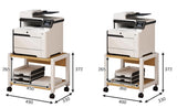 Mobile Office Desktop under Desk Printing Copng hine Storage Ra Home Use und Mounted Organizer elf