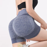 High Waist Women Yoga Shorts Workout Fitness Lift Butt Gym Running Sportswear Short Pants Ladies Active Wear