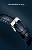 MIYOTA 9029 Men Mechanical Wristwatches Luxury Brand I&W Ultrathin Tourbillon Automatic Watch Men Sapphire Leather Montre Homme