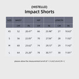 HISTELLO Impact Shorts Df Substitute High Waist Women Yoga Workout Short Seamless Leggings Stretch Fitness Running Gym Shorts