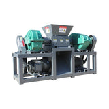 Car Tire Plastic Shredder Crusher Double Shaft Recycling Shredder Bottle Crusher Customized Industrial Waste Tyre Crush Shredder