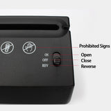 Portable Mini Paper Shredder Electric USB Battery Operated Shredder Documents Paper Cutting Tool for Home Office