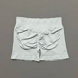 HISTELLO Impact Shorts 4.5" Women Yoga Shorts Seamless Low Waist Scrunch Bum Gym Leggings Workout Stretch Fitness Sports Shorts