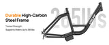 1000W E20 Electric Bike | 48V 13Ah Removable Battery, 20MPH, 20''X3" Fat Tire, 7-Speed Electric Bicycles with Dual Disc Brake