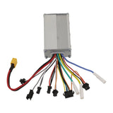 Electric scooter controller with display for 36V 48V 52V 60V brushless motor includes aluminum alloy housing with grooves design