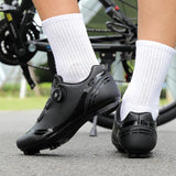 Unisex MTB Mountain Road Bike lock Shoes Breathable Non-slip Wear-resistant Pedal Bicycle Outdoor Competitive Bicycle Equipment