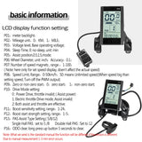 500W Three Mode Brushless Controller 22A 36V/48V/52V/60V Sine Wave Controller with S966/S830 Display for E-bike Conversion Kit