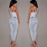 Women Sexy Slim Fit Baggy Loose Jeans Denim Overalls Pants Jumpsuit Rompers - ENSEIGNE DENIS