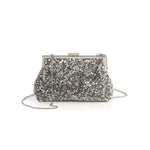 Amelie Clutch,Silver