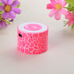 Portable Crack Mini Stereo Bass Speaker Wireless Music Player Kids Birthday Gift