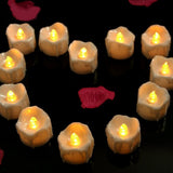 12Pcs LED Tealight Candles Smoke Free Night Light Wedding Safety Romance Decor