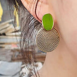 Wedding Party Jewelry Annual Ring Pendant Ear Studs Vintage Women's Earrings