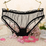 Sexy See Through Mesh Women Low Rise Briefs Underwear Panties Gift Charm