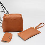 4Pcs Luxury Fashion Women Tassels Wallet Card Holder Handbag Crossbody Bag Set