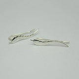 Women Punk Alloy Ear Cuffs Leaf Shape Ear Stud Earrings Fashion Accessories