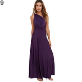 Sexy Women Convertible Multiway Wrap Bandage Maxi Robe Bridesmaid Long Dress