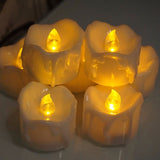 12Pcs LED Tealight Candles Smoke Free Night Light Wedding Safety Romance Decor