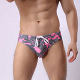 Men's Camouflage Swimwear Swimming Trunks Pants Briefs Shorts Boxers Underwear - ENSEIGNE DENIS